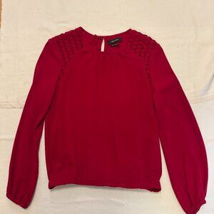 Isabel Marant Red crepe blouse